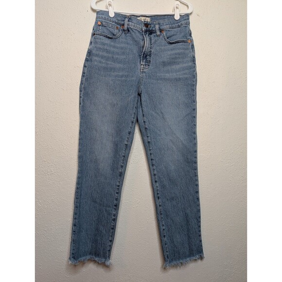 Madewell Pants - Madewell Womens The Perfect Vintage Jean Size 29 Raw Hem Basic Minimal